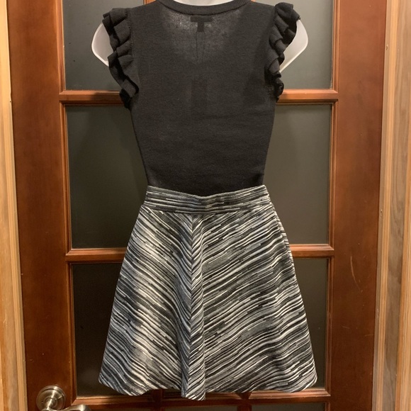 Black & White Mini Skirt - Picture 3 of 5